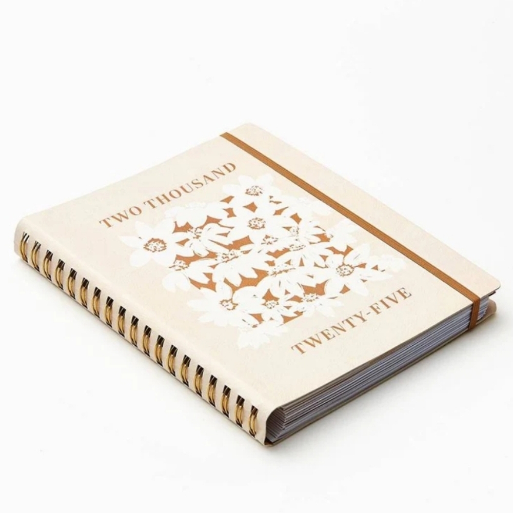 Floral 2025 Planner with Orange Accents - Picture 13 of 16